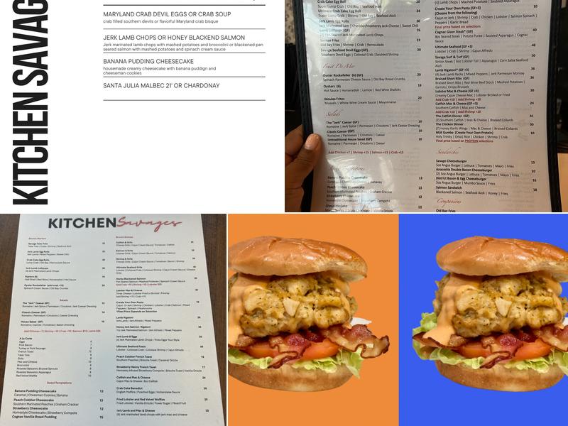 Kitchen Savages Menu
