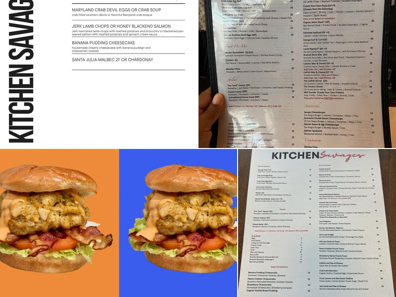 Kitchen Savages Menu