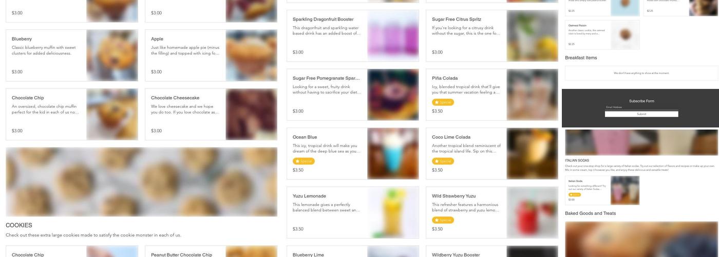 4given Coffee Shoppe - 4CS Menu