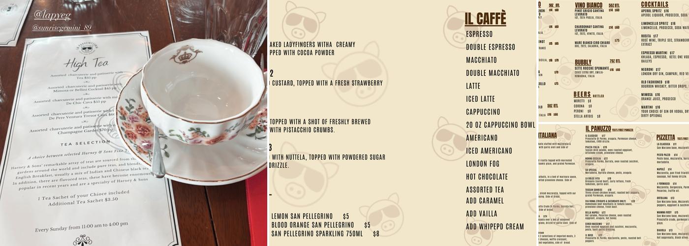 La Prosciutteria Yeg Menu