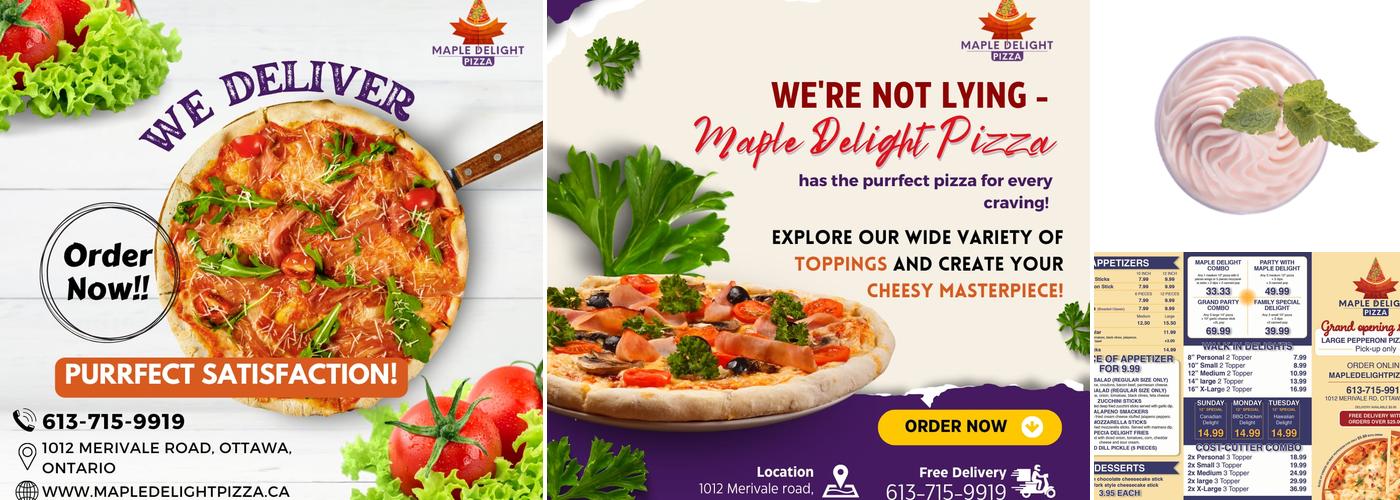 Maple Delight Pizza Menu