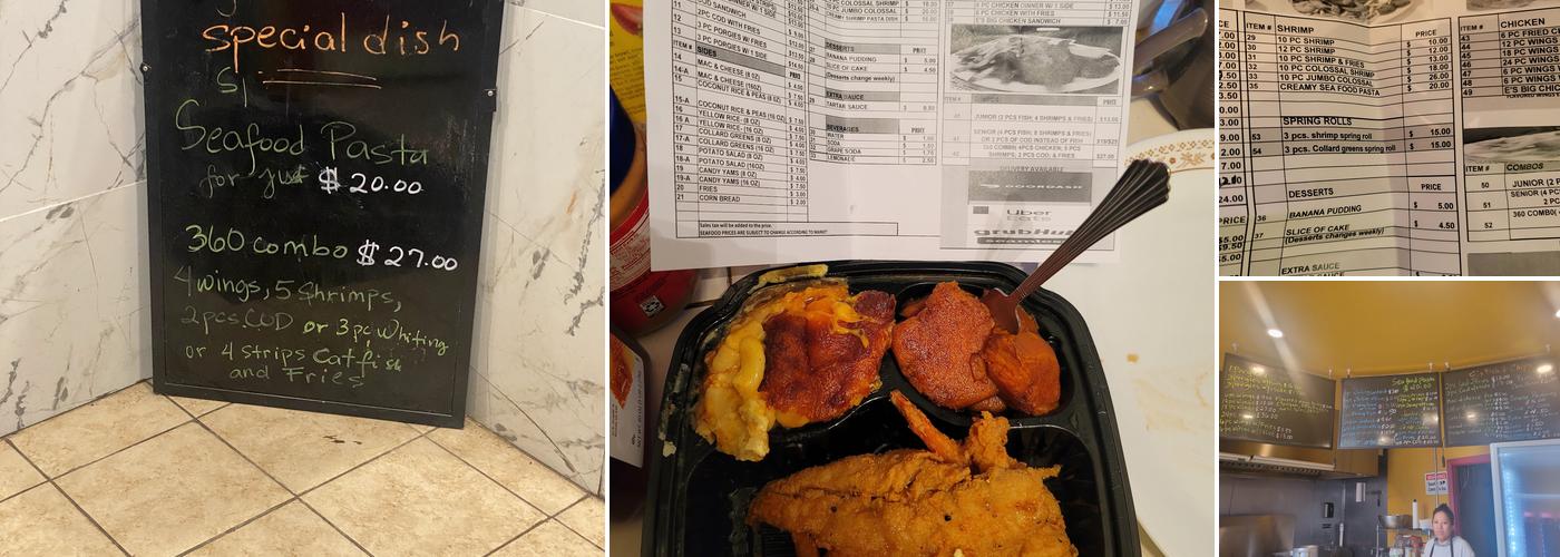 E’s Fish and Chips Soul Food Restaurant Menu