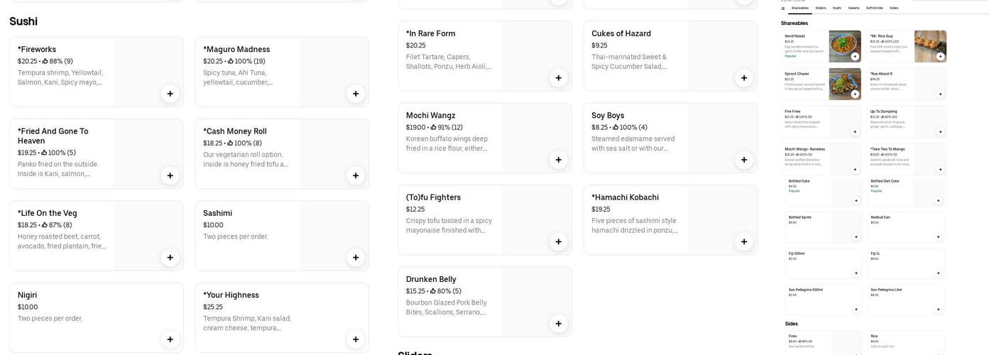 Just Extremely tasty LLC Menu