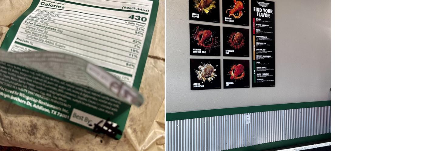 Wingstop Menu