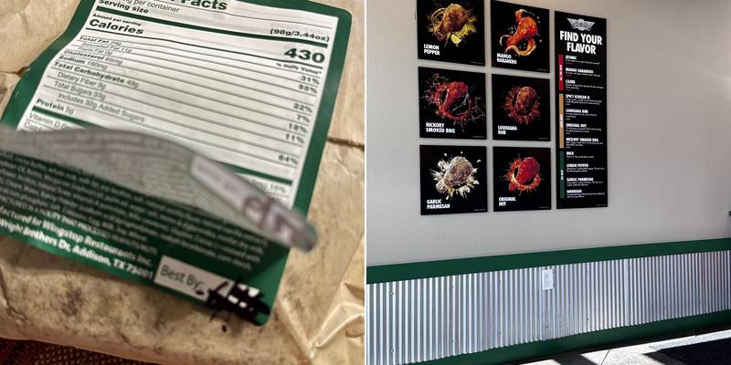 Wingstop Menu