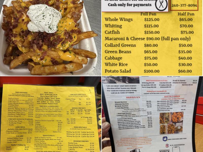 M&D Menu