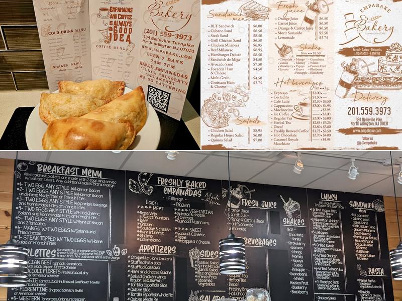Empabake Bakery & Cafe Menu