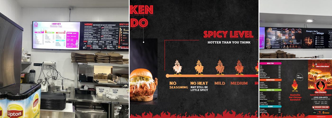 Hangry Joe's Hot Chicken & Wings Menu