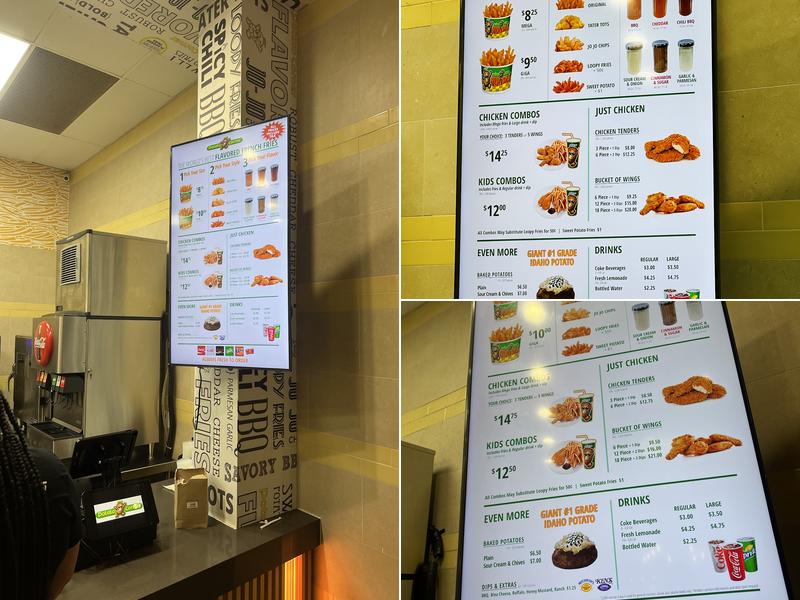Potato Corner Menu