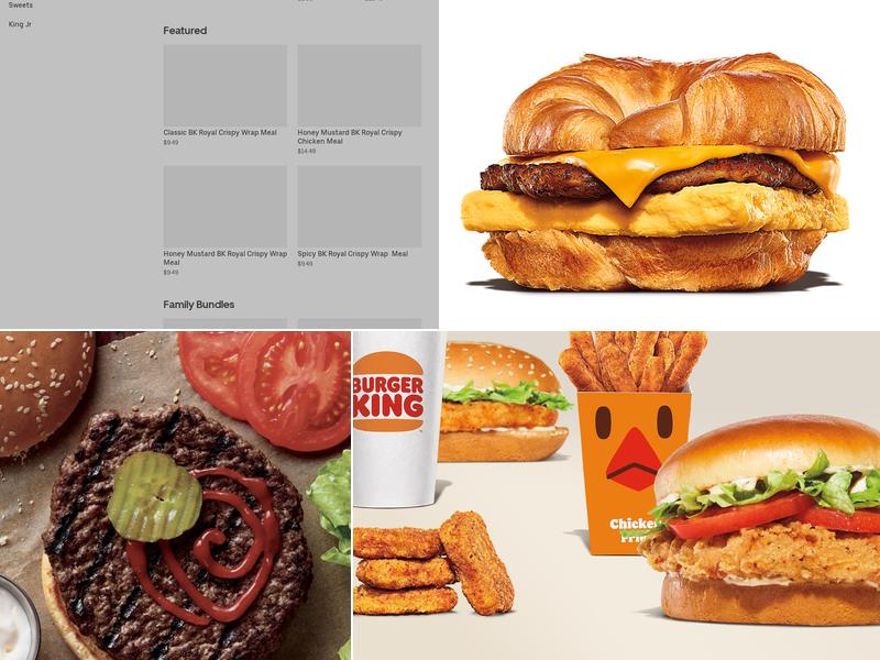 Burger King Menu