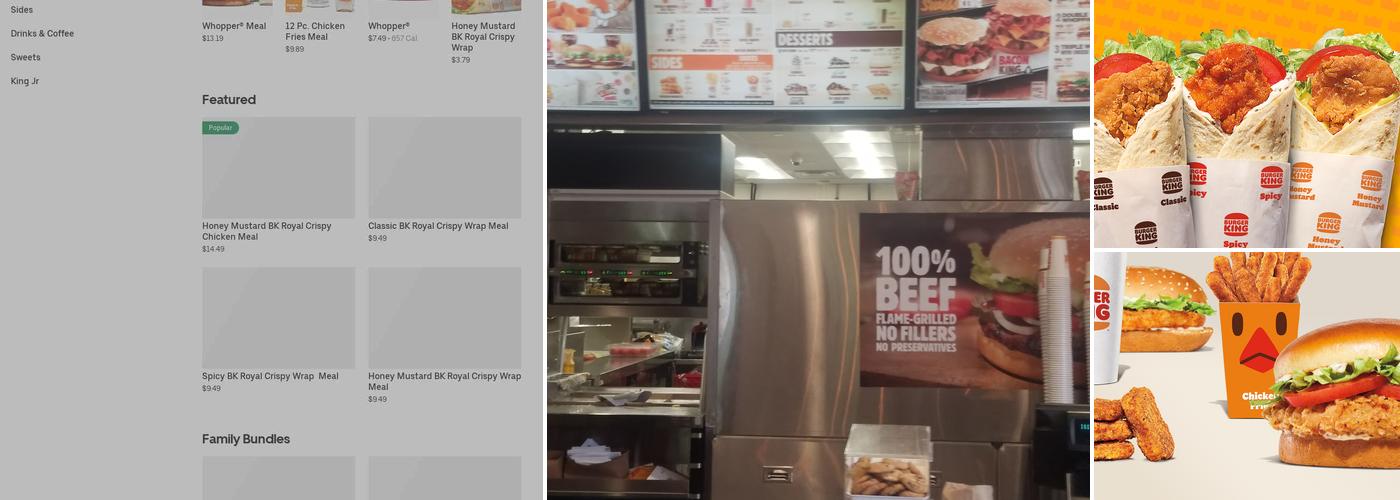 Burger King Menu