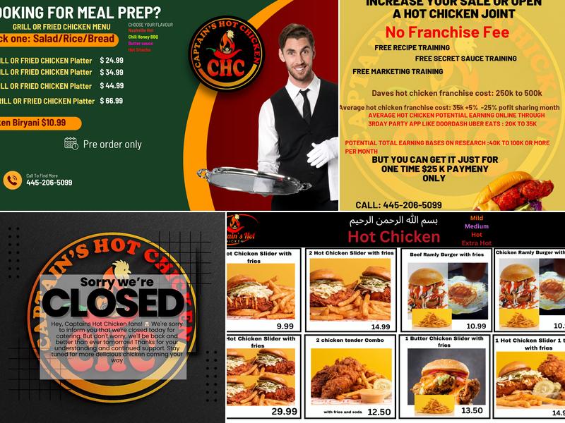 OK HOT CHICKEN Menu