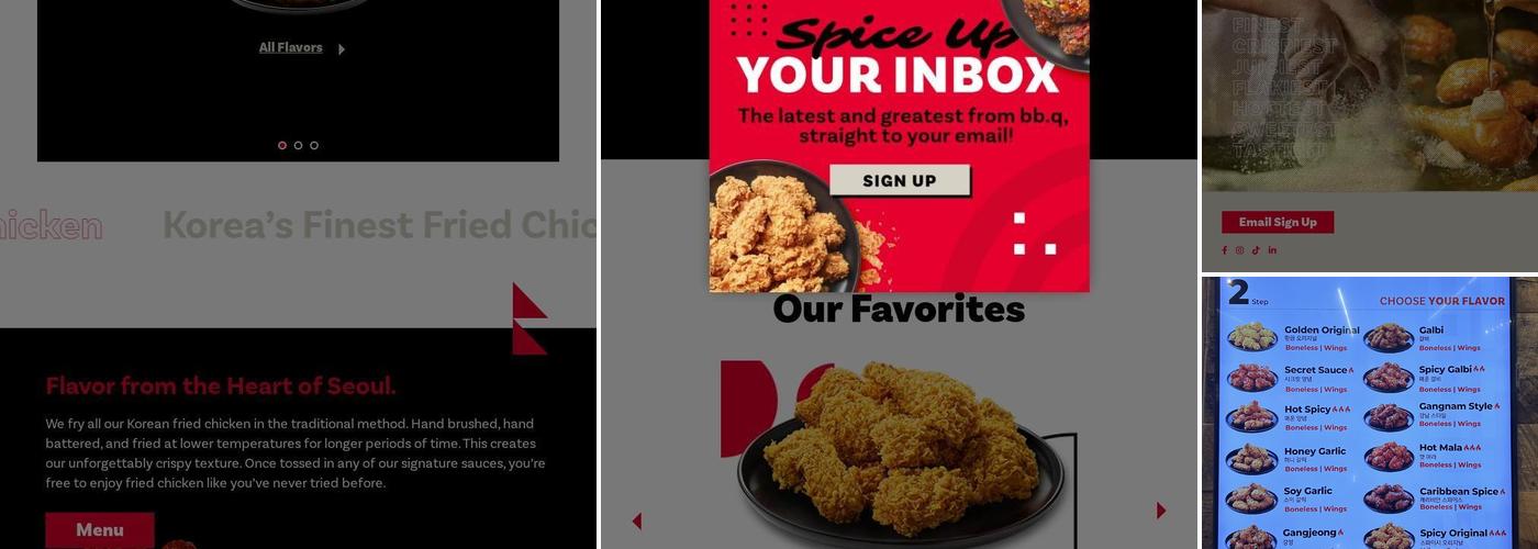 bb.q Chicken Lotte Mart Sterling Menu