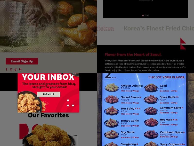 bb.q Chicken Lotte Mart Sterling Menu