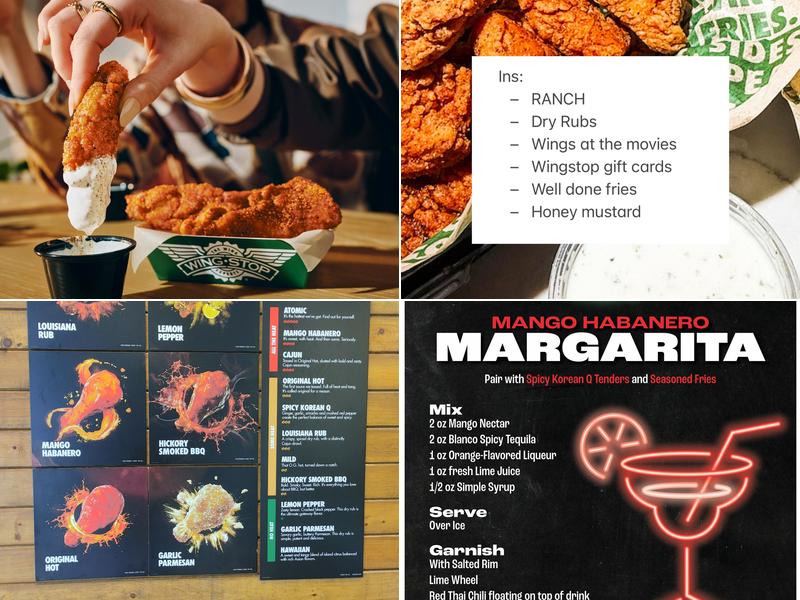 Wingstop Menu