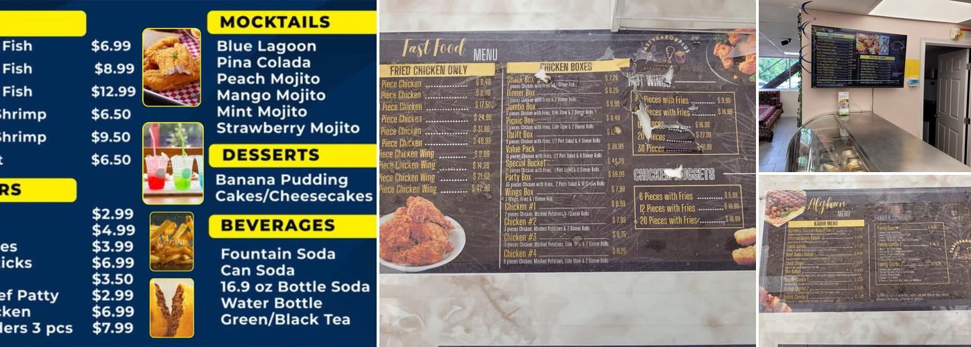 Tasty Kabob Plus Menu