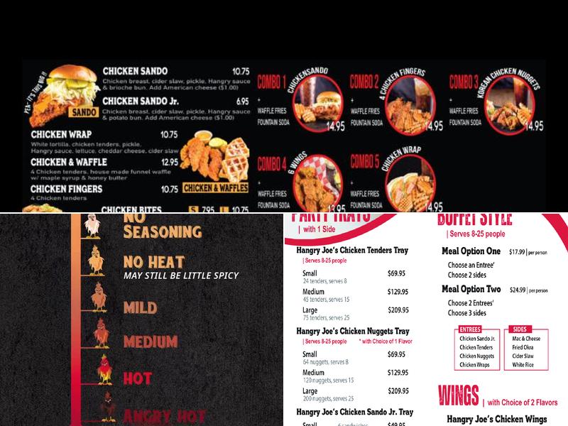 Hangry Joe's Hot Chicken & Wings | Halal Menu