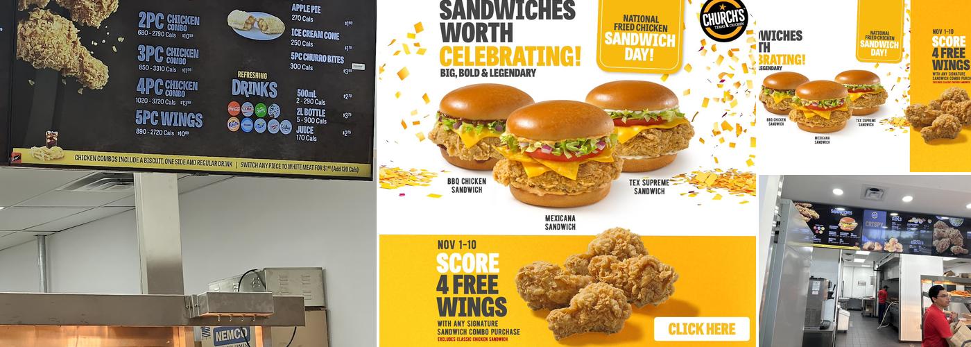 Church's Texas Chicken Menu