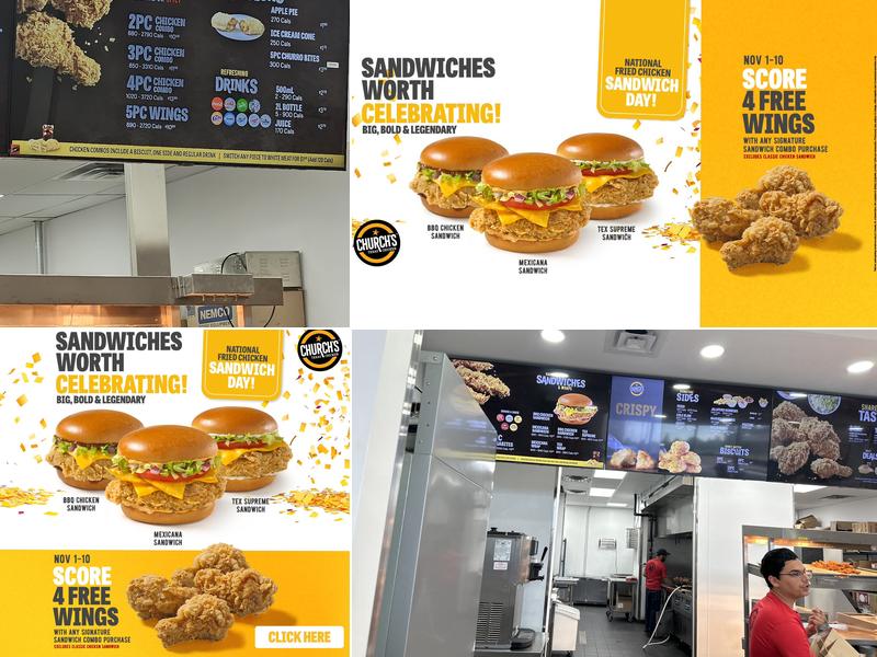 Church's Texas Chicken Menu