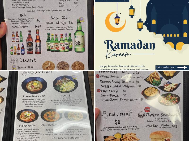 BanBan Korean Fried Chicken - Oshawa Menu