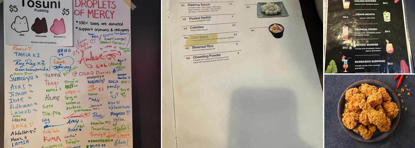 BBQ Chicken Danforth Menu