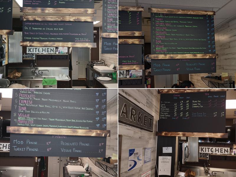 SOTTOMARINO SANDWICH AND CAFE Menu