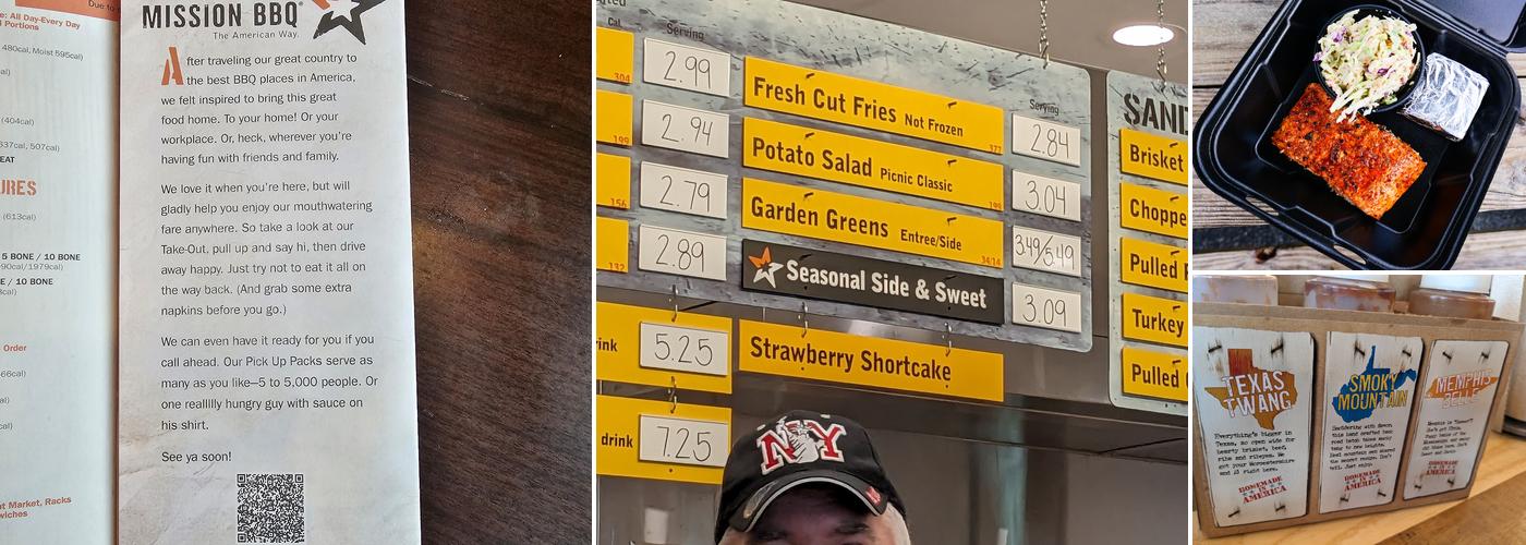 MISSION BBQ Menu