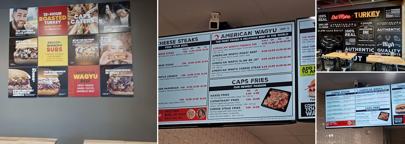 Capriotti's Sandwich Shop Menu