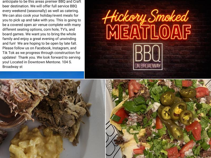 BBQ on Broadway 104 S Broadway St, Mentone