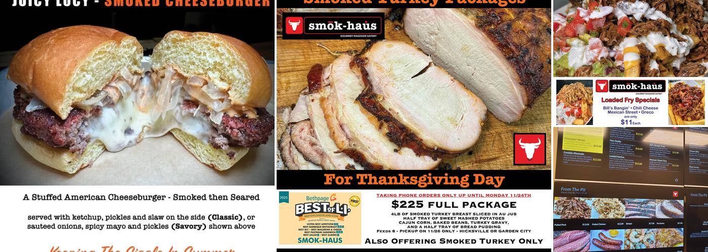 Smok-Haus Hicksville Menu