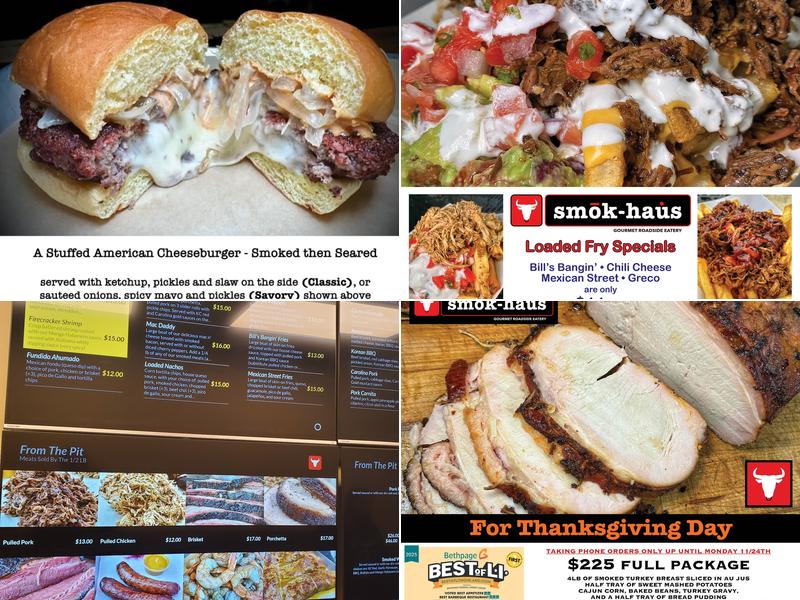 Smok-Haus Hicksville Menu