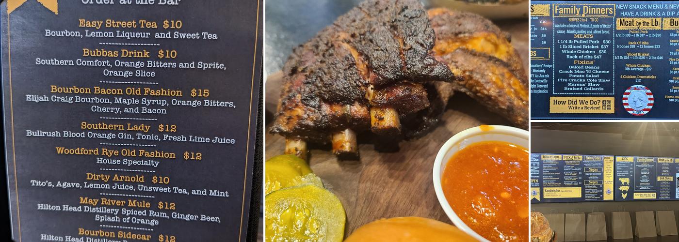 Forrest Fire BBQ Menu