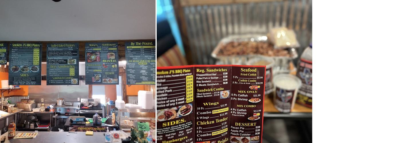 Smoken J's BBQ - New Caney Menu