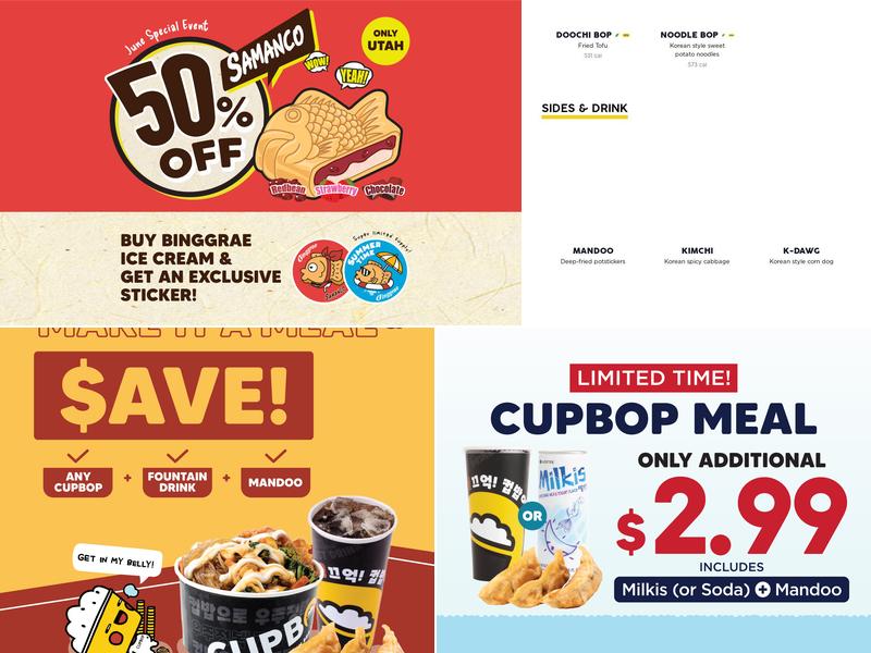 Cupbop - Korean BBQ Menu