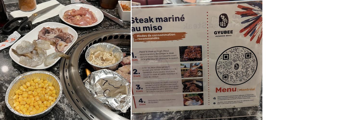 Gyubee Japanese Grill (Montreal) Menu