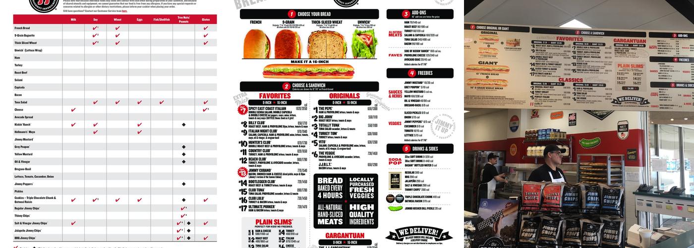 Jimmy John's Menu