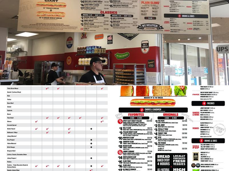 Jimmy John's Menu