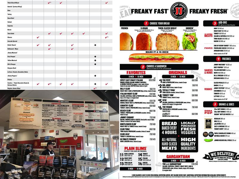 Jimmy John's Menu