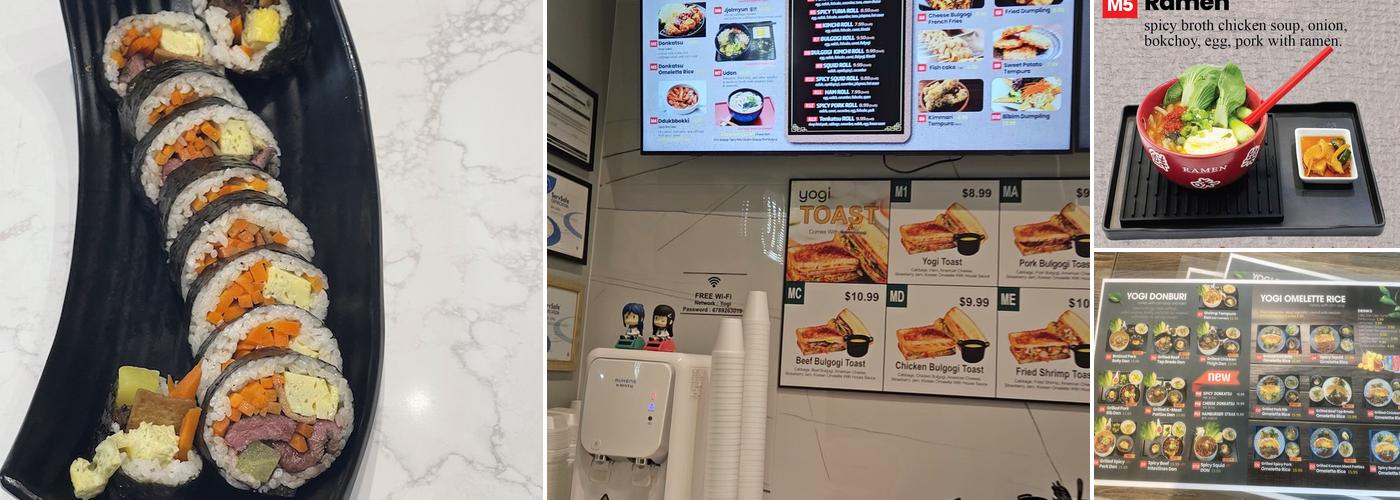 Yogi Menu