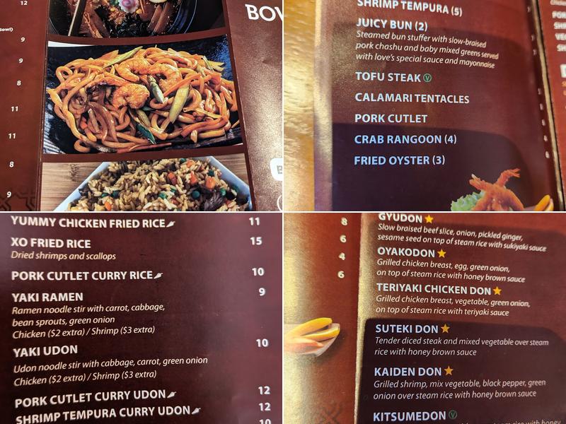 Bowl Plus Menu