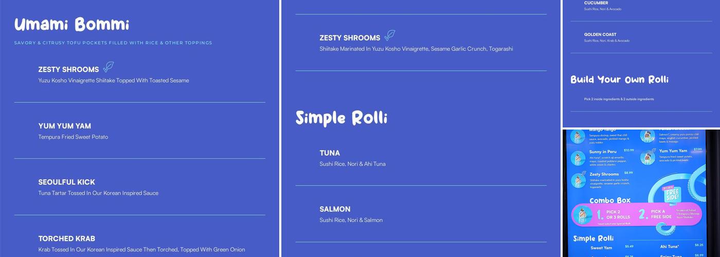 Rolli Menu