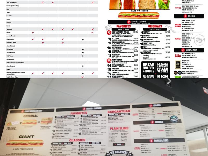 Jimmy John's Menu