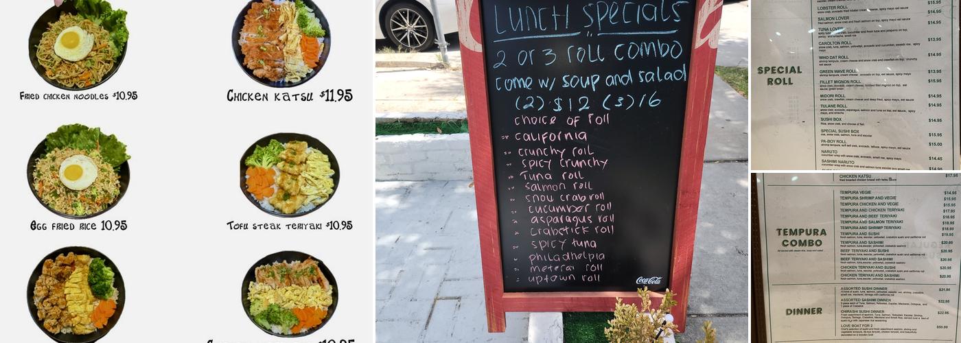 MIDORI sushi & hibachi express Menu