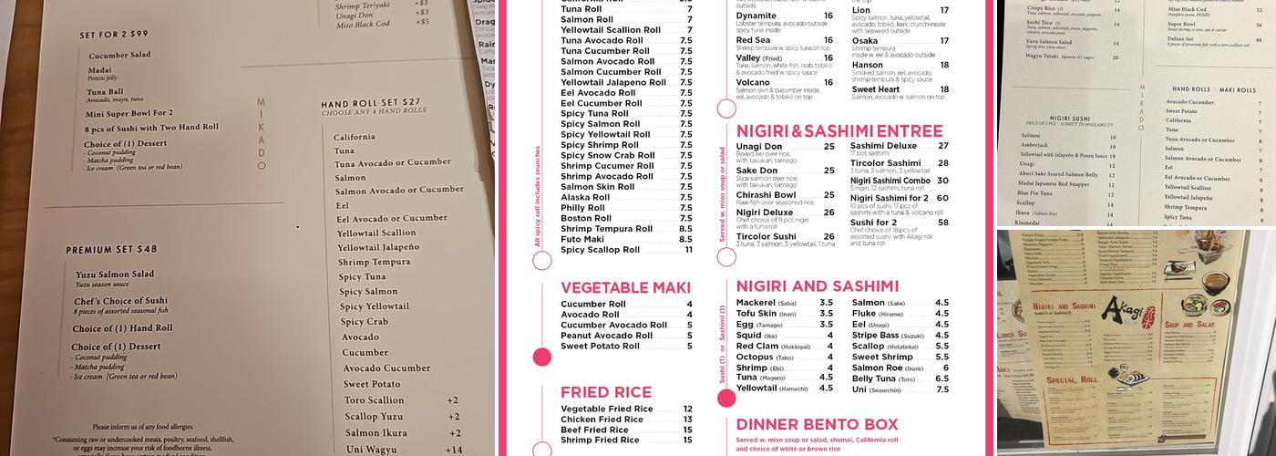 Mikado Menu