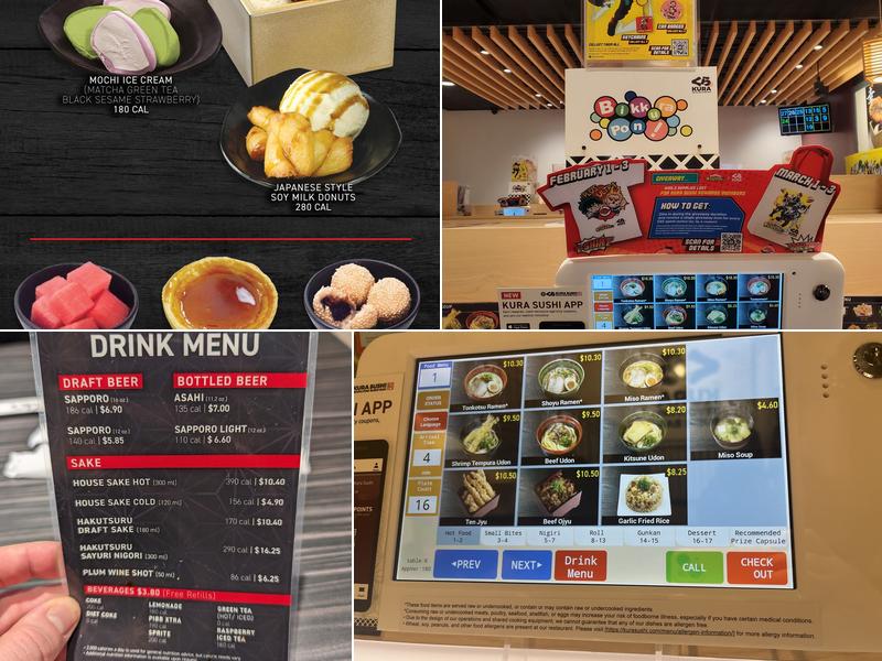 Kura Revolving Sushi Bar Menu