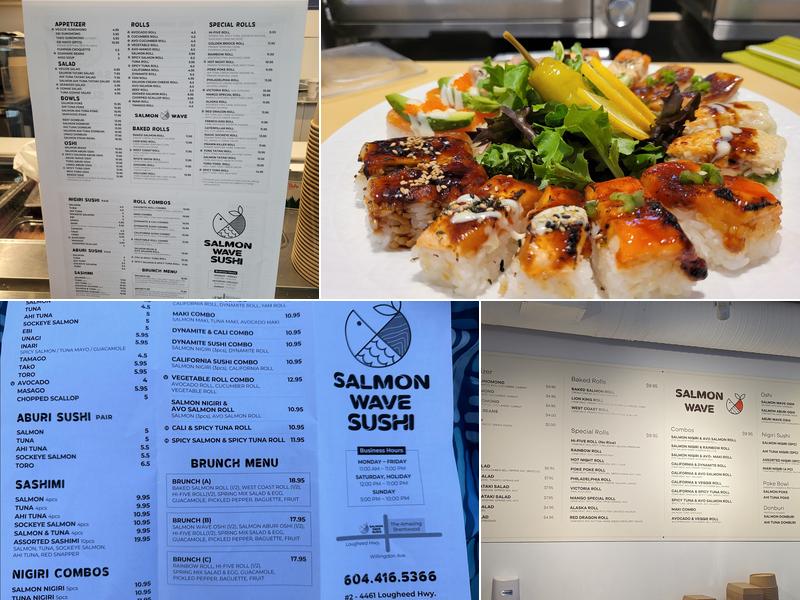 Salmon Wave Menu