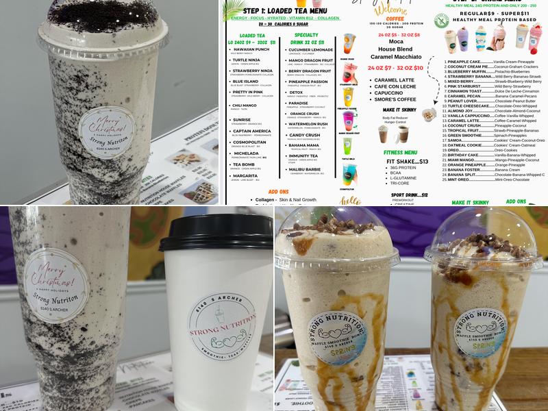 Strong nutrition archer Menu