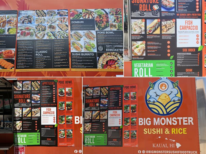 Big Monster Sushi&Rice (LAWAI) Menu
