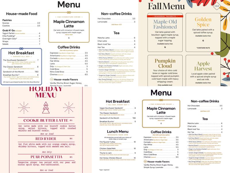 Chain & Spoke Menu