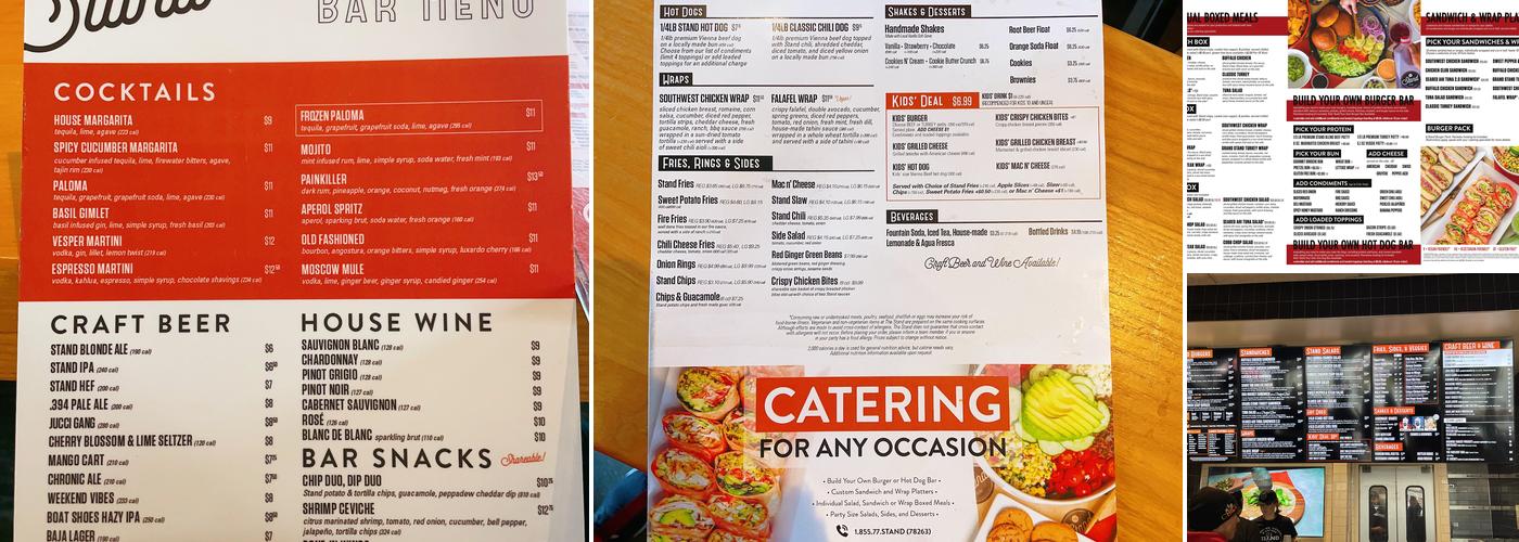 The Stand - American Classics Redefined Menu